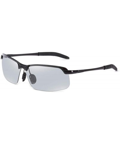 Square Sports driving fashion polarized sunglasses square men's polarized sunglasses discolored sunglasses - CV190MMAK9K $56.89