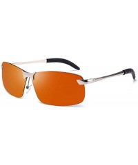 Square Sports driving fashion polarized sunglasses square men's polarized sunglasses discolored sunglasses - CV190MMAK9K $32.51