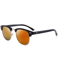 Round Classic Retro Round Shades Sun Glasses - C8 - CQ18HMO5QSA $10.86