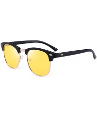 Round Classic Retro Round Shades Sun Glasses - C8 - CQ18HMO5QSA $10.86
