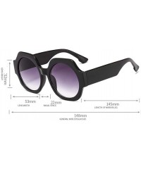 Oversized Women Big Frame Round Sunglasses Oversized Tortoise Gragual Lens sunglass Shades Female Eyeglasses - C6199QD7YSZ $1...
