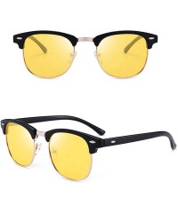 Round Classic Retro Round Shades Sun Glasses - C8 - CQ18HMO5QSA $10.86