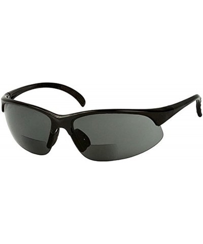 Sport Sport Wrap Bifocal Sunglasses - Outdoor Reading/Activity Sunglasses - Soft Pouch Included - Black - C31882U73LO $15.76