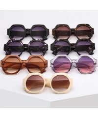 Oversized Women Big Frame Round Sunglasses Oversized Tortoise Gragual Lens sunglass Shades Female Eyeglasses - C6199QD7YSZ $1...
