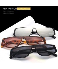 Cat Eye Women Men Vintage Cat Eye Sunglasses Classic Brand Rectangle Sun Glasses Fashion Yellow Red Eyewear - CP199O7R8UL $11.30