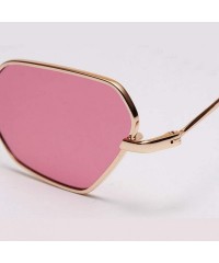 Cat Eye New Fashion Sunglasses Women Retro Cat Eye Sun Glasses For Ladies Small Frame - Pink Red - C618O53KZNQ $9.57