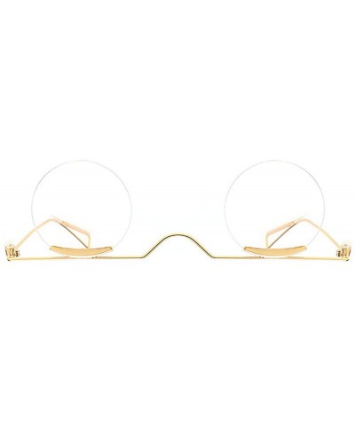 Round Arrival Sunglasses Fashion Designer Glasses - Clear - C218SC5XIHX $14.79