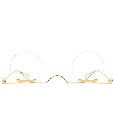 Round Arrival Sunglasses Fashion Designer Glasses - Clear - C218SC5XIHX $14.79
