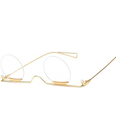 Round Arrival Sunglasses Fashion Designer Glasses - Clear - C218SC5XIHX $14.79