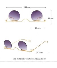 Round Arrival Sunglasses Fashion Designer Glasses - Clear - C218SC5XIHX $14.79