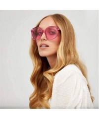 Oversized 2019 Candy Colors Sunglasses Women Retro P Glasses Sun Glasses UV400 Yellow - Yellow - CN18Y6T3E9L $8.33