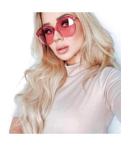 Oversized 2019 Candy Colors Sunglasses Women Retro P Glasses Sun Glasses UV400 Yellow - Yellow - CN18Y6T3E9L $8.33