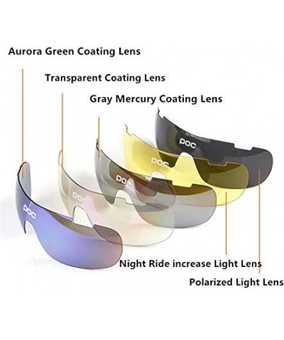 Goggle Polarized Cycling Sunglasses Driving Bike Glasses Sports UV Protection - Green - CA18RIERRNY $24.81