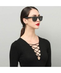 Sport Women Skateboard Wood Sunglasses Polarized Men Sun Shades with Bamboo Case - Black Frame Gray Lens - C118C4HD8OW $52.22