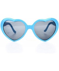 Oversized YVENIGHT 8 Pack of Neon Colors Heart Shaped Sunglasses in Bulk for Women Bachelorette Party Favors Accessories - CU...