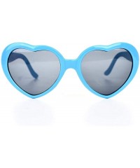 Oversized YVENIGHT 8 Pack of Neon Colors Heart Shaped Sunglasses in Bulk for Women Bachelorette Party Favors Accessories - CU...