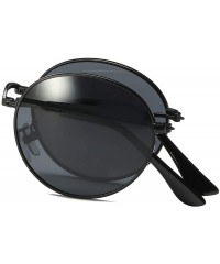 Oval HD Vintage Classic Polarized Sunglasses for Men Women Around Rectangular Designer Style UV400 Protection - E - CU197AZWL...