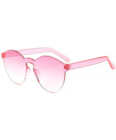 Oval sunglasses candy colored ladies fashion sunglasses Progressive - CC1983D67WQ $36.41