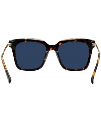 Oversized Oversized Polarized Driving Acetate Sunglasses for Men Women UV Protection SunGlasses With Nylon Lens - Leopard - C...