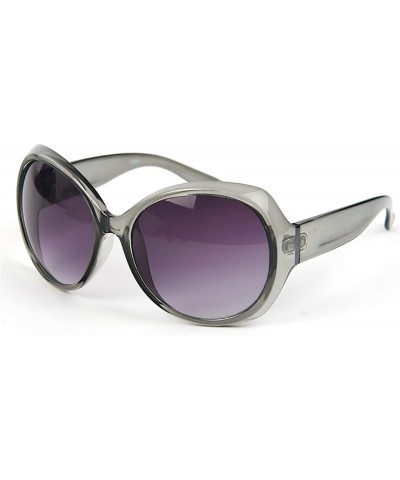 Oversized Women Polarized Retro Oversized Sunglasses P3020 - Grey - CC18OISL5KX $9.85