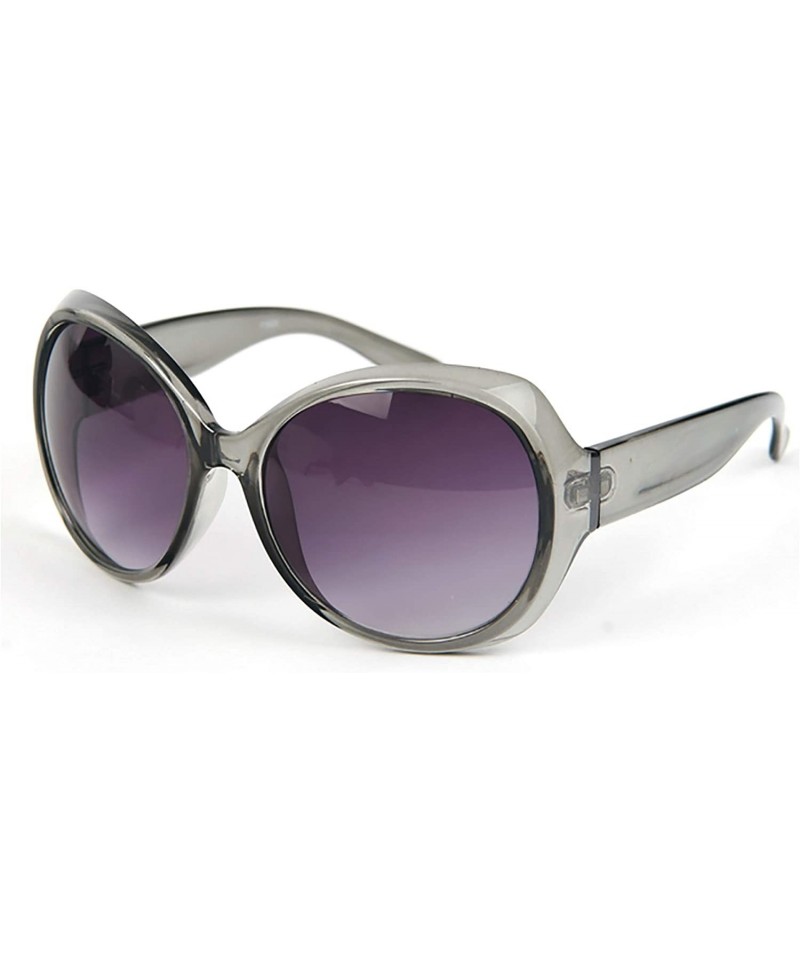 Oversized Women Polarized Retro Oversized Sunglasses P3020 - Grey - CC18OISL5KX $9.85