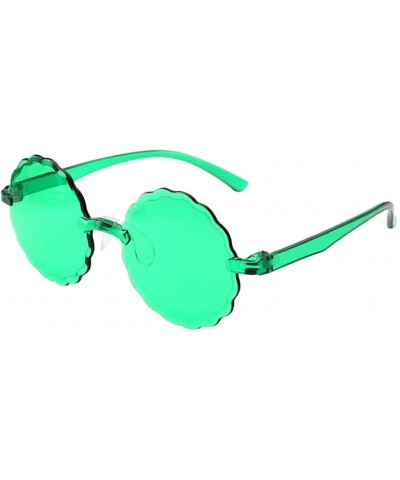 Square Frameless Multilateral Shaped Sunglasses Unisex Sunglasses for Men and Women - B - CE1905ZOKKU $11.17
