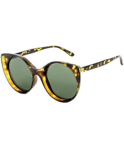 Wayfarer Oversized Mirrored Sunglasses for Women/Men - Polarized Sun Glasses with 100% UV400 Protection - CQ199DRYRUH $34.69
