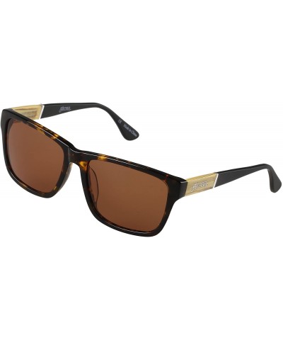 Square SANTANA Noble 102p Tort Polarized Round Sunglasses- Tortoise Shell- 58 mm - Tort - C3188KICTCX $50.87