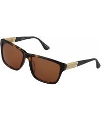 Square SANTANA Noble 102p Tort Polarized Round Sunglasses- Tortoise Shell- 58 mm - Tort - C3188KICTCX $27.75