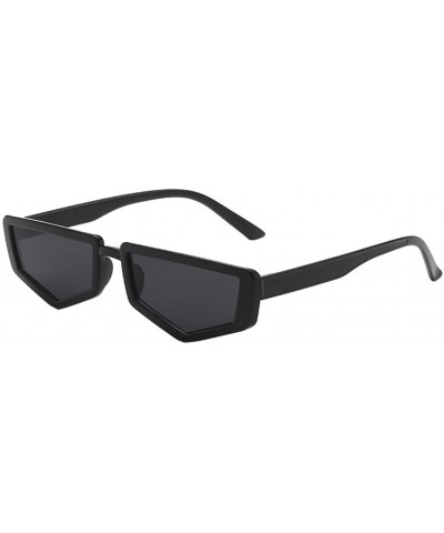 Rectangular Sunglasses Irregular Glasses Eyewear - A - C618U98OHHD $12.03