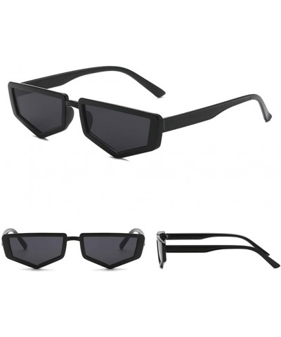Rectangular Sunglasses Irregular Glasses Eyewear - A - C618U98OHHD $20.22