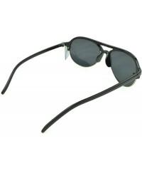 Oversized Trendy Classic Aviator Sunglasses Men/Women Sunglasses 100% UV Protection - Black-ii - CN129IJX8BD $18.09