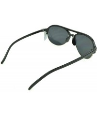 Oversized Trendy Classic Aviator Sunglasses Men/Women Sunglasses 100% UV Protection - Black-ii - CN129IJX8BD $11.66