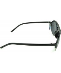 Oversized Trendy Classic Aviator Sunglasses Men/Women Sunglasses 100% UV Protection - Black-ii - CN129IJX8BD $18.09