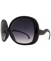 Oversized Big Huge Oversized Vintage"Jackie O" Style Sunglasses Retro Women Celebrity Fashion - CA18HUDI4S8 $11.76
