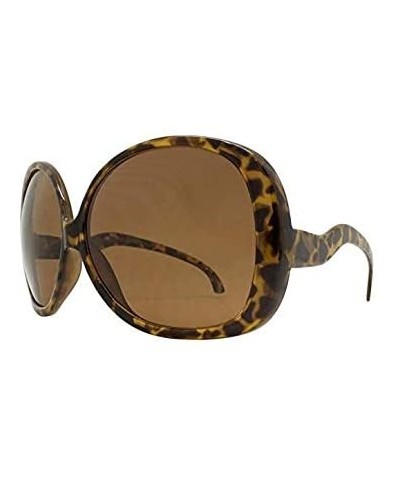 Oversized Big Huge Oversized Vintage"Jackie O" Style Sunglasses Retro Women Celebrity Fashion - CA18HUDI4S8 $11.76