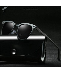 Aviator Men Sunglasses Polarized UV400 Sun Glasses Driving Metal Black No Box - Gun - CR18XDWWKRC $11.78