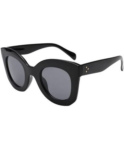 Cat Eye Women's Fashion Vintage Cateye Frame Shades Acetate Frame UV Sun1133a - CZ18RR2LEIH $18.61