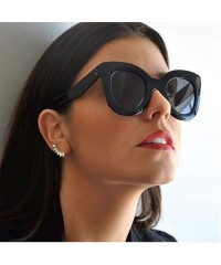 Cat Eye Women's Fashion Vintage Cateye Frame Shades Acetate Frame UV Sun1133a - CZ18RR2LEIH $18.61