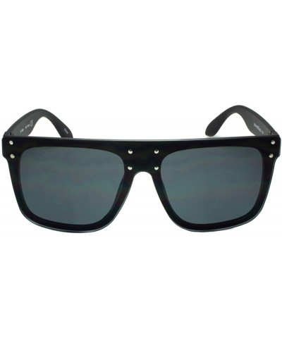 Rectangular 2626 Fashion Oversize Sunglasses UV Protection - Black - CV18O7NZ68C $24.94