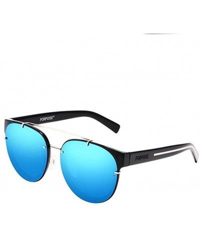 Wayfarer polarized leisure sunglasses round sung female polarized glasses - Black Box - CR183LCX5OC $94.65