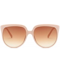 Square Oversize Polarized Sunglasses - Unisex Vintage Round Glasses UV Protection Gradient Eyeglasses Rock Glasses - CV196O23...