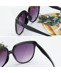Square Oversize Polarized Sunglasses - Unisex Vintage Round Glasses UV Protection Gradient Eyeglasses Rock Glasses - CV196O23...