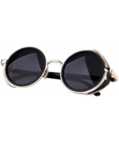 Aviator Men Womens Aviator Sunglasses Outdoor Vintage Retro Round Sunglasses - E - CY121VEWE3B $7.00