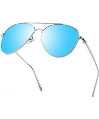 Aviator Classic Aviator Sunglasses for Men UV 400 Protection Polarized Mens Women Sunglasses 8036 - CO18RYC3ORU $12.24