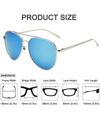 Aviator Classic Aviator Sunglasses for Men UV 400 Protection Polarized Mens Women Sunglasses 8036 - CO18RYC3ORU $12.24