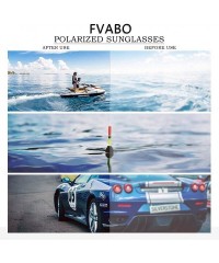 Oversized Oversized Square Polarized Sunglasses for Men Women- Classic Rectangle Frame with UV400 Lens - CE18UW2TIY7 $18.29