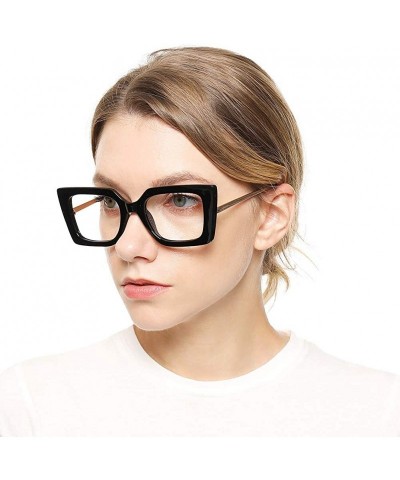 Butterfly Anti-Blue Block Light Pearl Inlay Arm Cat Eye Reading Glasses - Anti Blue - 2 Pairs-black + Leopard - CR1928K8XGC $...