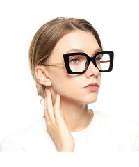 Butterfly Anti-Blue Block Light Pearl Inlay Arm Cat Eye Reading Glasses - Anti Blue - 2 Pairs-black + Leopard - CR1928K8XGC $...