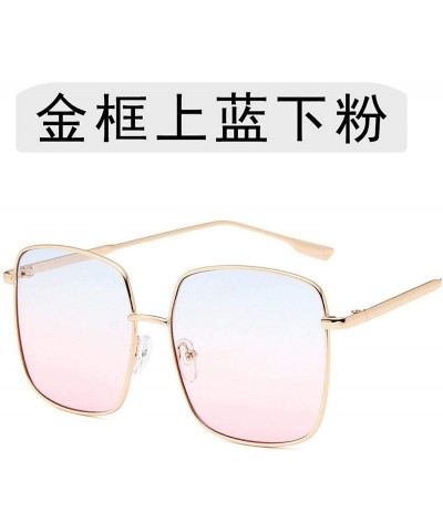 Semi-rimless New Retro Classic Vintage Square Oversize Sunglasses Men Sun Glasses Women Metal Frame Lens Eyewear UV400 - 1 - ...